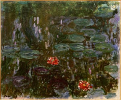 Water Lilies, Reflections of Willow by Claude Monet